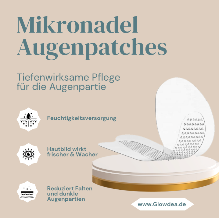 Hyaluron Augenpatches mit Mikrokristallen