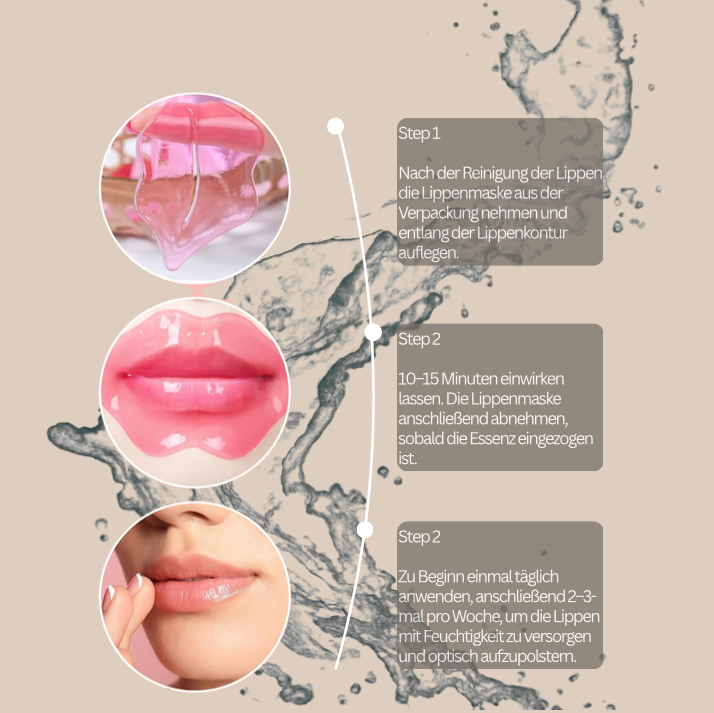 Collagen & Hyaluron Lippenmaske